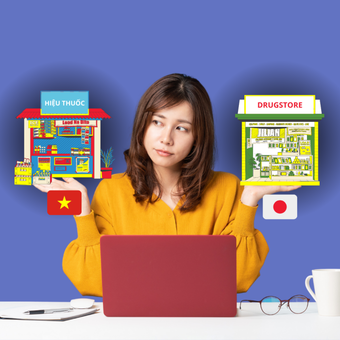 Sự khác nhau giữa hiệu thuốc ở Nhật và Việt Nam
