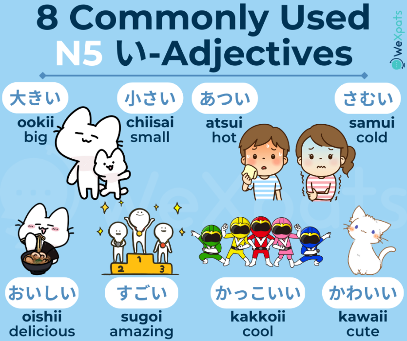 N5 i-adjectives い-adjectives