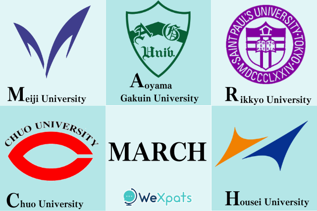 일본 대학 MARCH 이미지