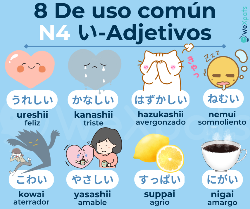 N4 i-adjetivos い-adjetivos