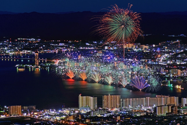 [시가현] 비와코 오하나비타이카이(びわ湖大花火大会) 이미지