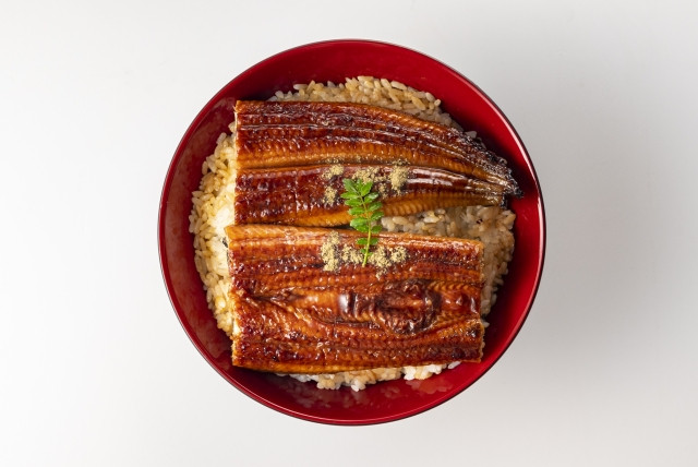 우나동(うな丼) 또는 우나기동(うなぎ丼) 이미지