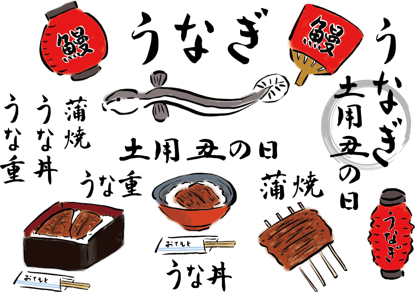 일본 우나기 먹는 날 이미지