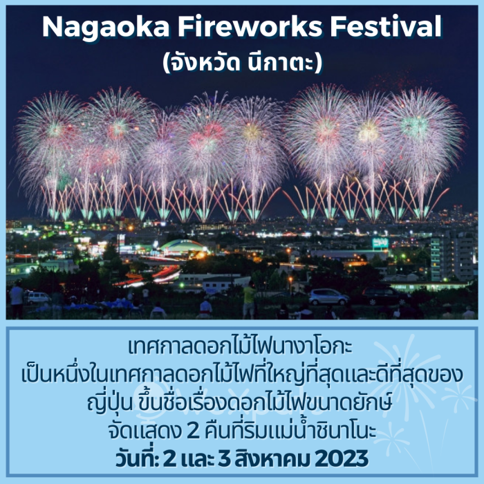 เทศกาลดอกไม้ไฟปี 2023