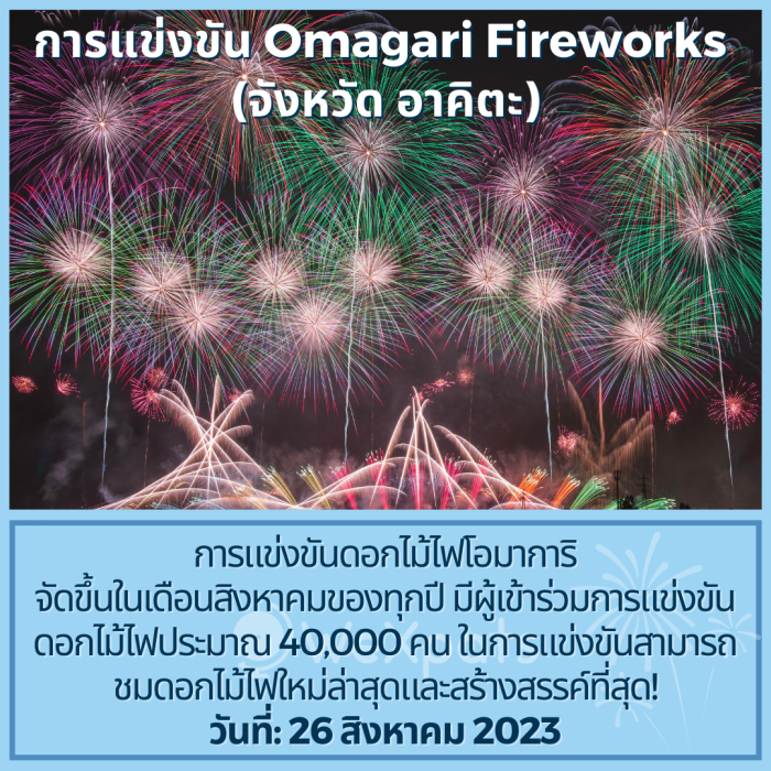 เทศกาลดอกไม้ไฟปี 2023