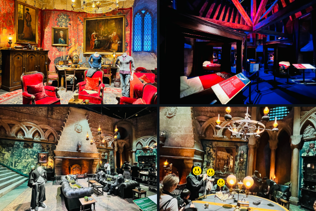 หอพักโรงเรียนฮอกวอตส์ กริฟฟินดอร์,สลิธีริน,เรเวนคลอ,ฮัฟเฟิลพัฟ