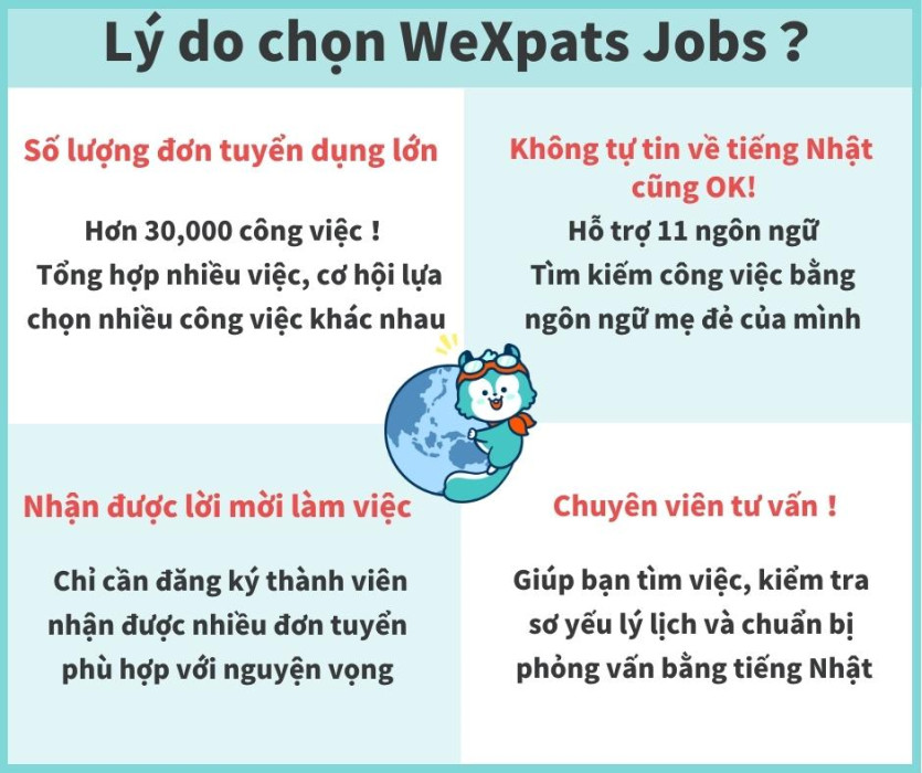chuyển việc tại Nhật