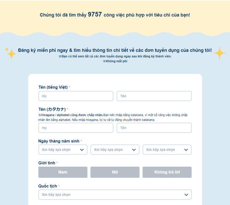 Tìm việc làm thêm ở Nhật 