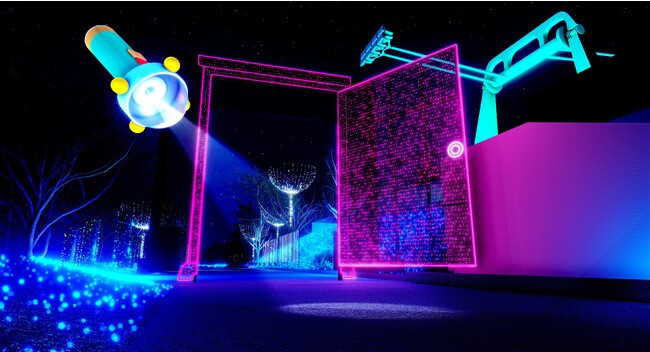 일루미네이션 명소 2. 사가미호 일루미온[가나가와현] 이미지