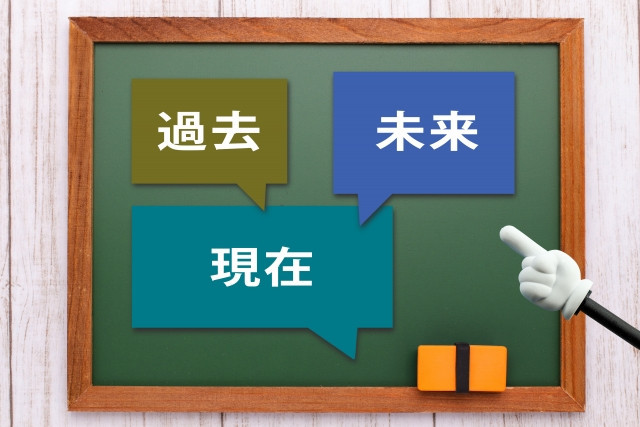 일본어 시제 표현 방법 이미지