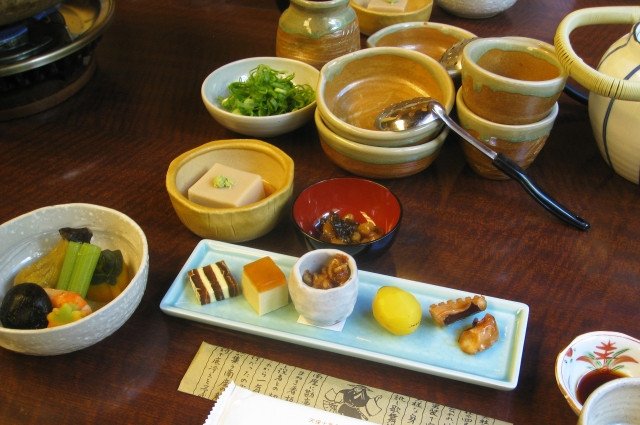 Imagen de nombres de menús de comida japonesa.