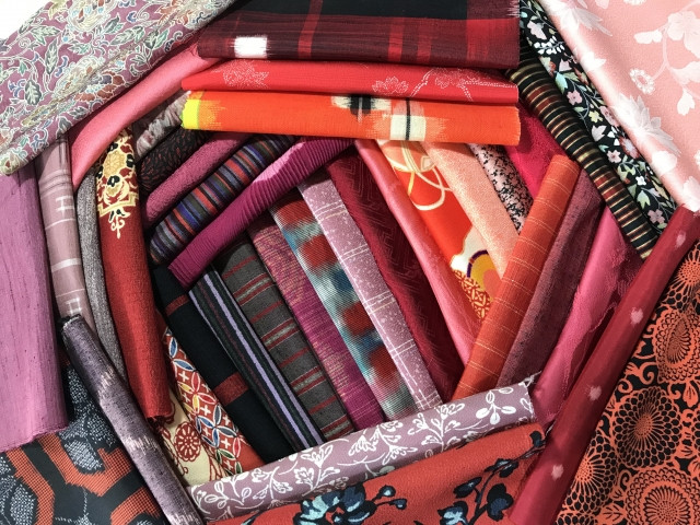 Imágenes de colores tradicionales japoneses.