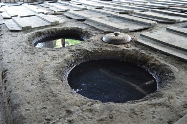 Imágenes de colores tradicionales japoneses que utilizan tintes con altos efectos antibacterianos y repelentes de insectos.
