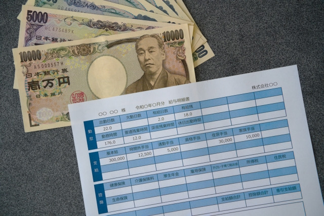 bảng lương tiếng Nhật