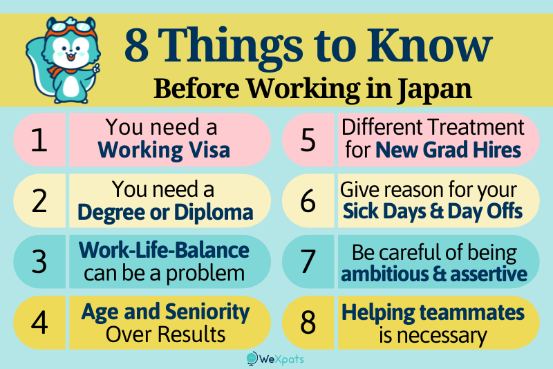 8 things to know before working in japan