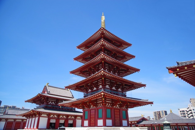Imágenes del templo Shitennoji