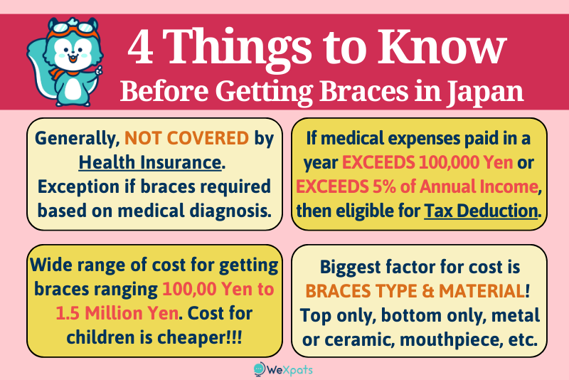 4 things to know before getting braces in japan