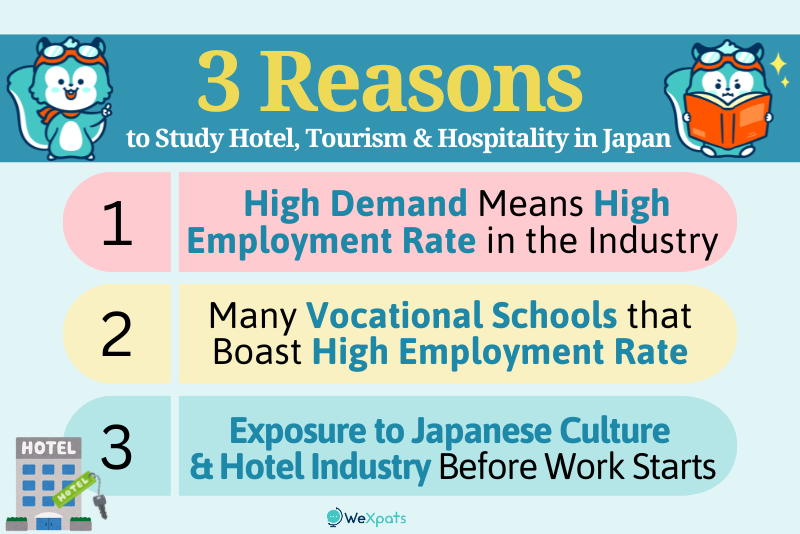 reasons to study hotel management in japan