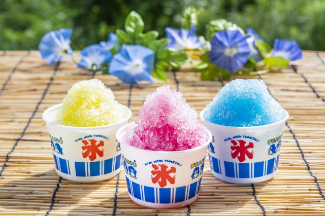 kakigori in different flavours