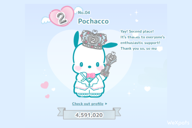 ข้อความจากอันดับ 2 โปชาโกะ (Pochacco)