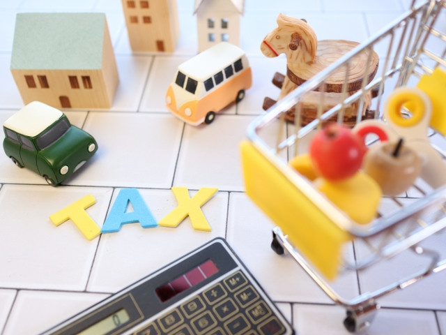 Imágenes de tipos de impuestos japoneses