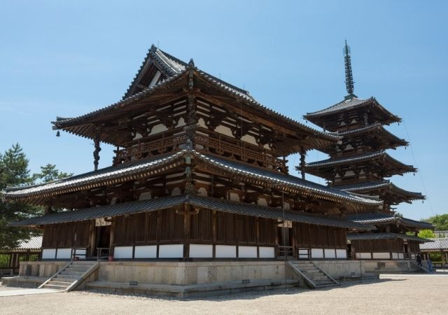 Imágenes de templo horyuji