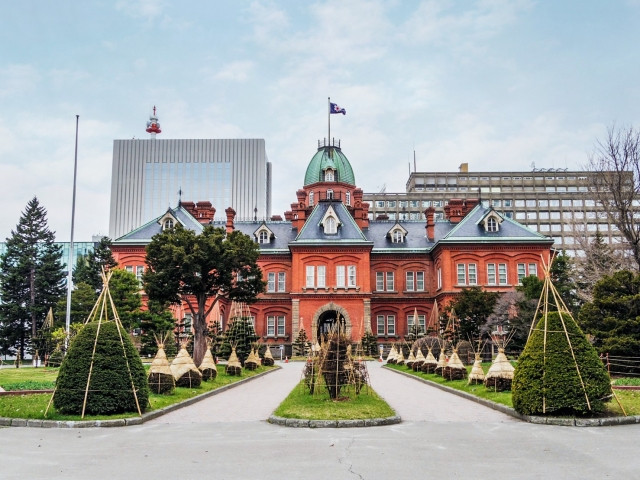 Imagen del antiguo edificio de la Oficina Gubernamental de Hokkaido
