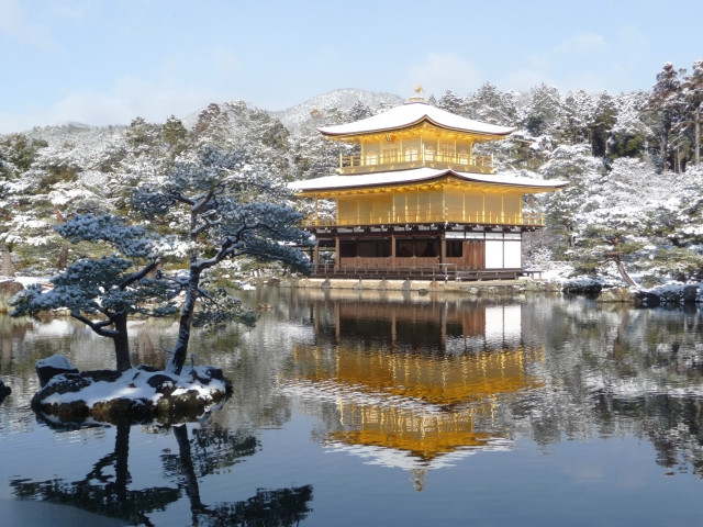 imágenes del templo kinkakuji