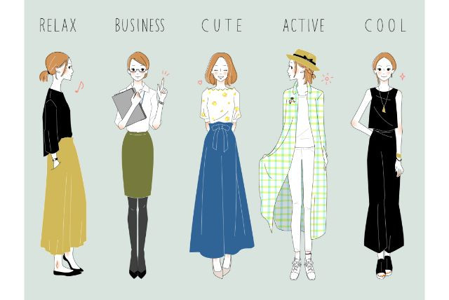 패션 일본어 ~계 이미지