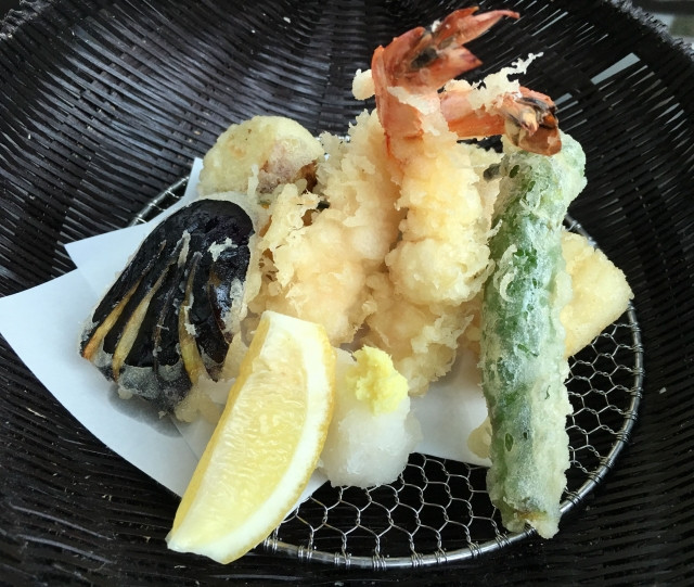 天ぷらを好みに合わせて食べる方法の画像