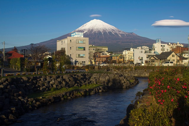 Mt. Fuji as seen from Shizuoka
