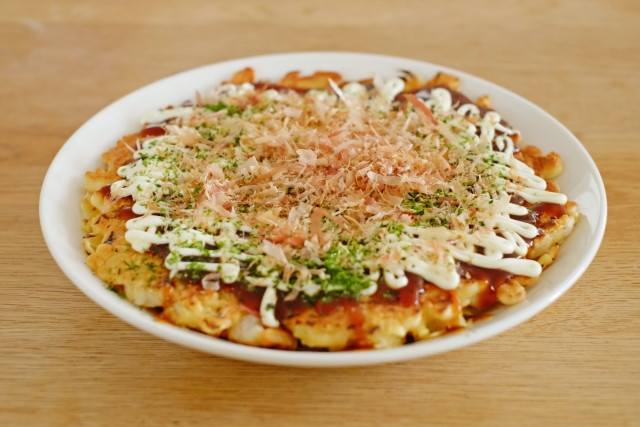 Plate of Okonomiyaki