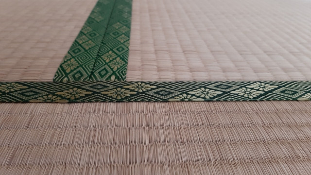 Tatami close-up to borders