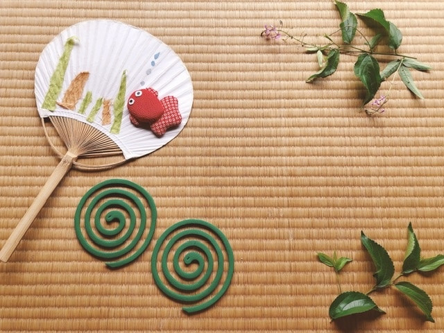 Tatami floor and summer image