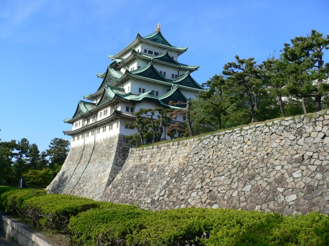 Beautiful Nagoya Castle and Stone Foundation