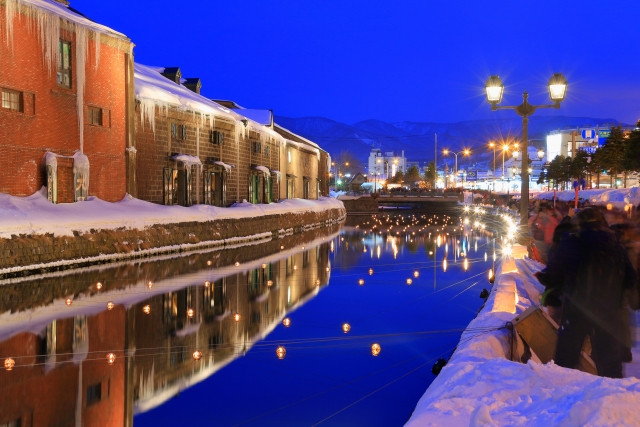 Winter event Otaru Snow Light Path