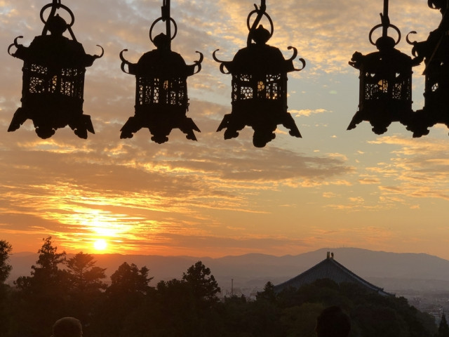 Sunset view from Nigatsu-do