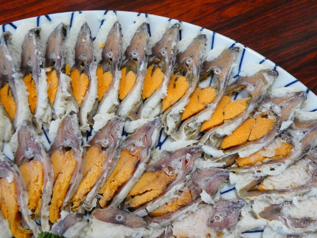 Shiga local delicacy funa-zushi