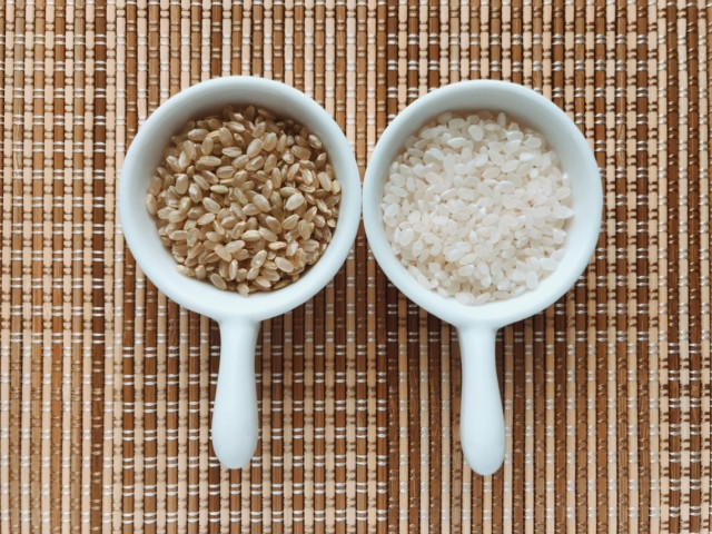 Genmai on the left, Hakumai on the right