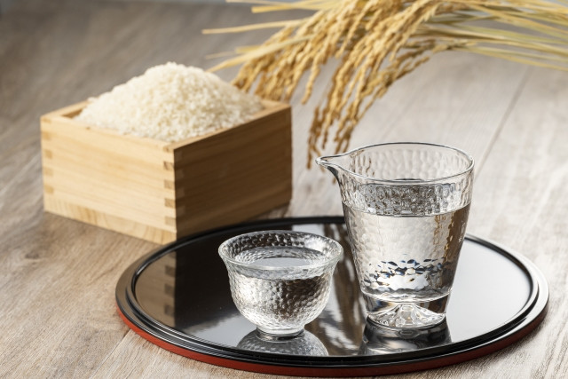 Rice and sake 