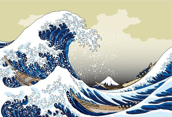 Great Wave of Kanagawa by Katsushika Hokusai