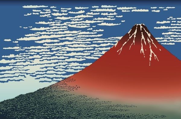 Fine Wind, Clear Morning art piece by Katsushika Hokusai