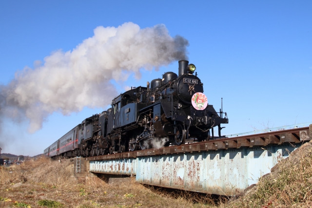Traditional historical steam train can be found in Tochigi.
