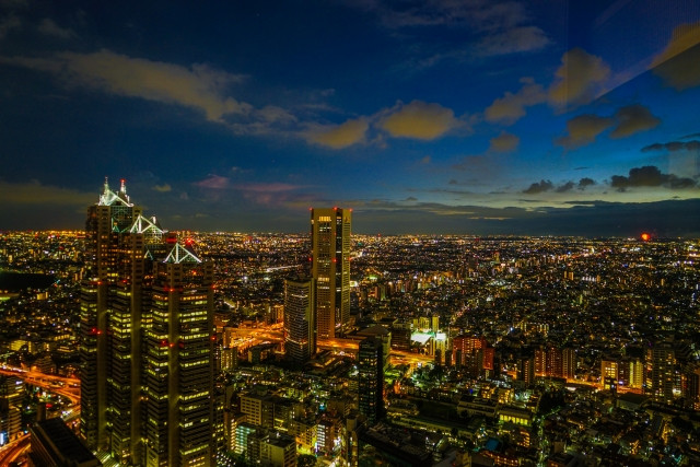 Shinjuku night view from Tokyo Metropolitan Government Building