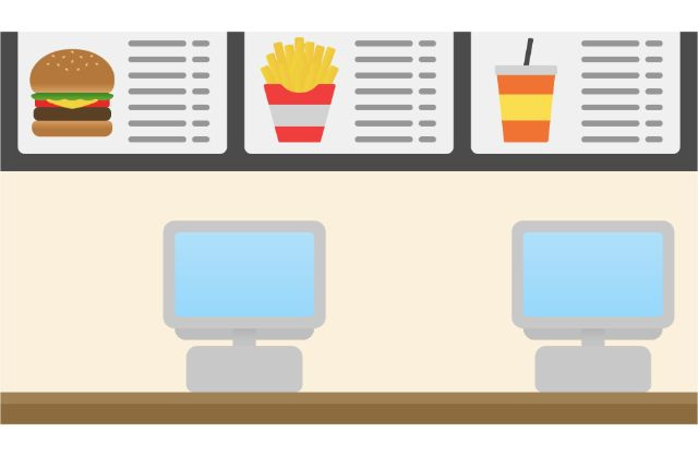 일본 패스트푸드 이미지