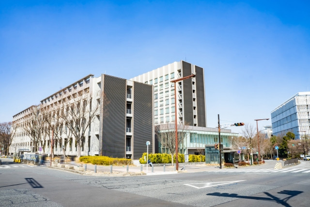 Nagoya University building on a nice day 