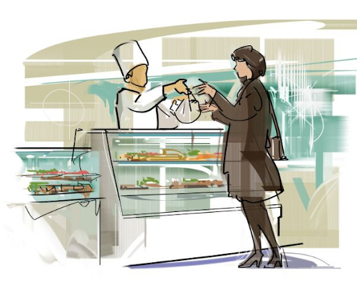 일본 식당 마무리 이미지