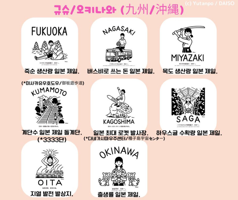 규슈 지방 오키나와 지방 이미지