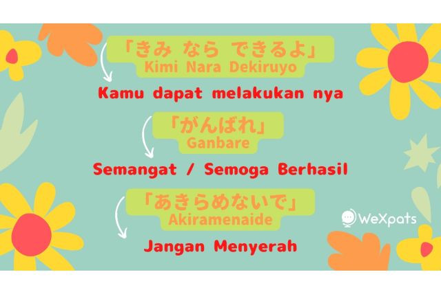 kata kata semangat dalam bahasa jepang