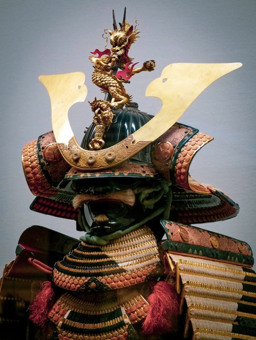 Máscara japonesa de Samurai